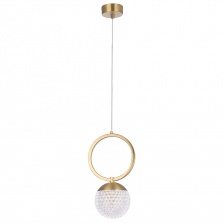 Светильник подвесной Crystal Lux CAROLINA SP1 V1 BRASS