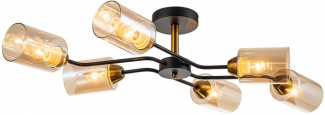Потолочная люстра Vertigo 1131/6P Black/Gold