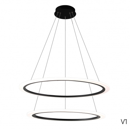 Люстра Crystal Lux MANZANA SP40W LED BLACK фото 11