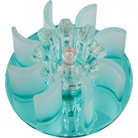 Точечный светильник Fiore DLS-F114 G4 BLUE/CLEAR фото 1