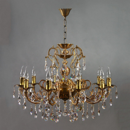 Подвесная люстра Alicante 8888/10 AB Tear Drop фото 1