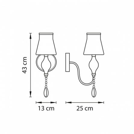 Бра Escica 806610 фото 3