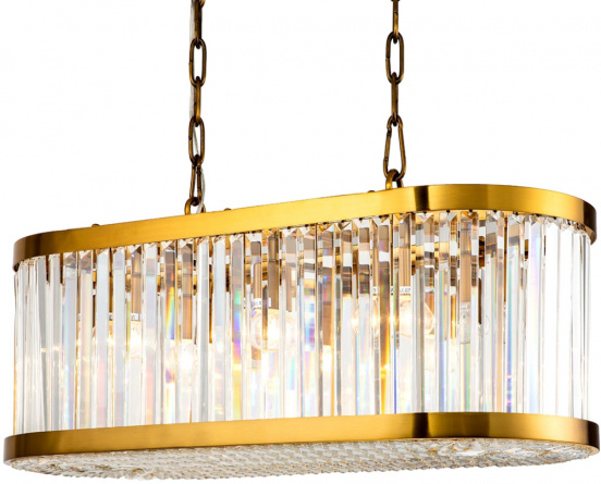 Подвесная люстра Welles KR0388P-8L/A brass фото 1