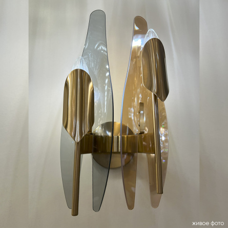 Бра Crystal Lux CASA AP2 BRASS фото 5