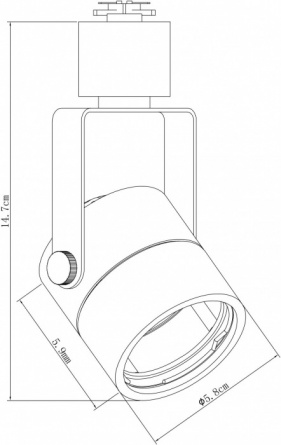 Трековый светильник Lente A1310PL-1WH фото 2