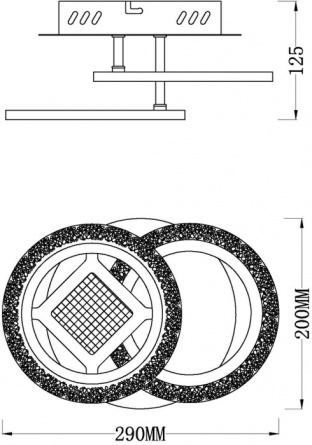 Потолочный светильник MIRA 10214/2LED фото 3