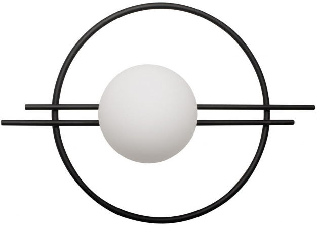 Настенный светильник Circle 10143 Black фото 1