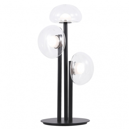 Настольная лампа Crystal Lux BOSQUE LG3 BLACK/TRANSPARENT фото 3